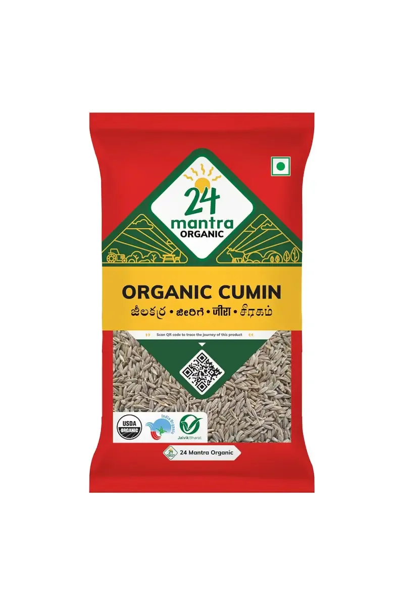 24 Mantra Organic Cumin / Jeera / Seeragam - 100g