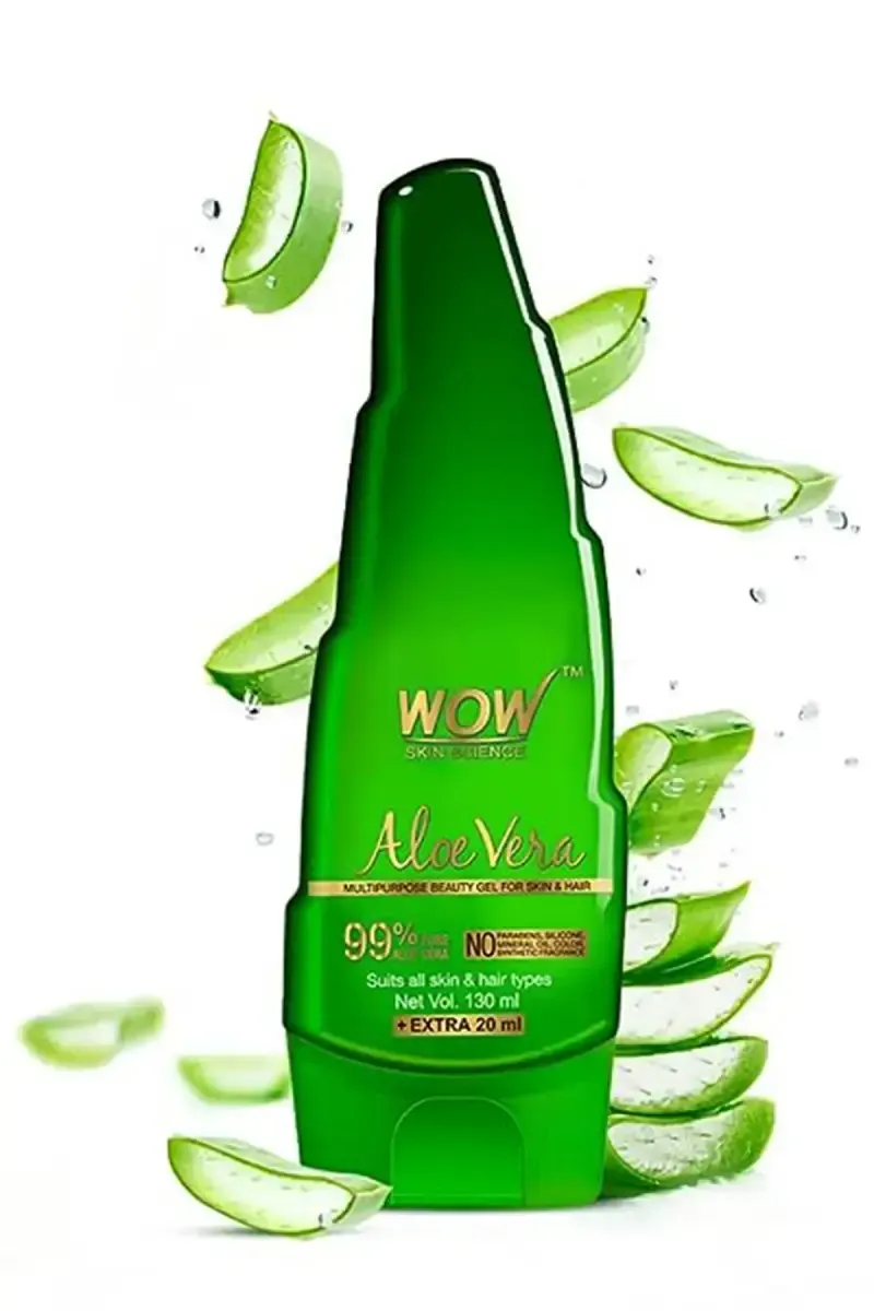 Wow Aloe Vera Multipurpose Beauty Gel for Skin and Hair - 150ml