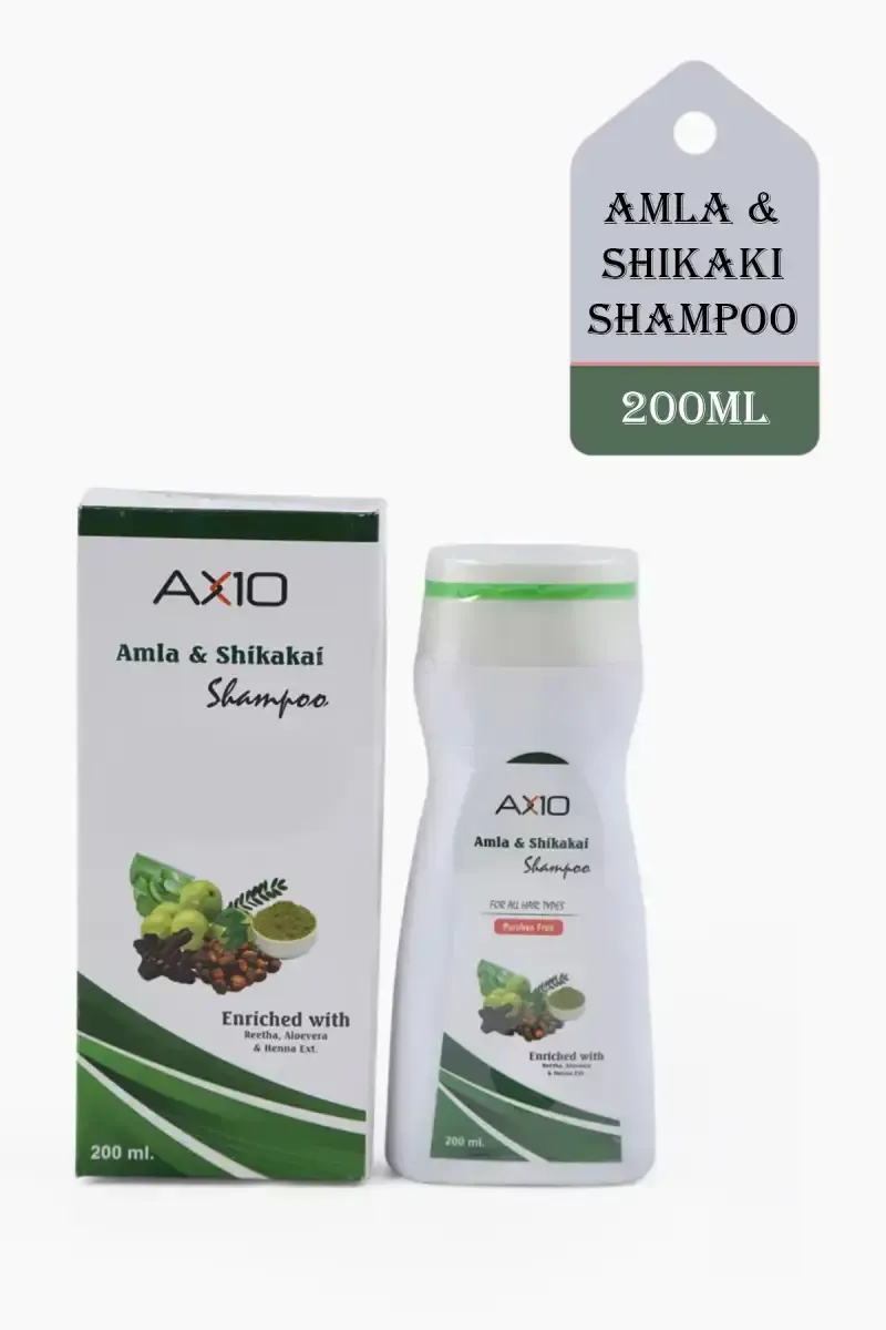 AX10 Amla & Shikakai Shampoo - 200ml