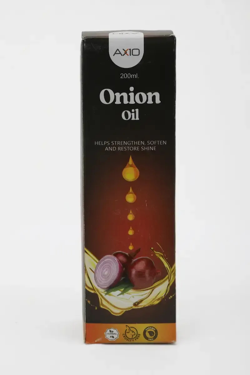 AX10 Onion Hair Oil For Strong And Shine Hair - 200 ml