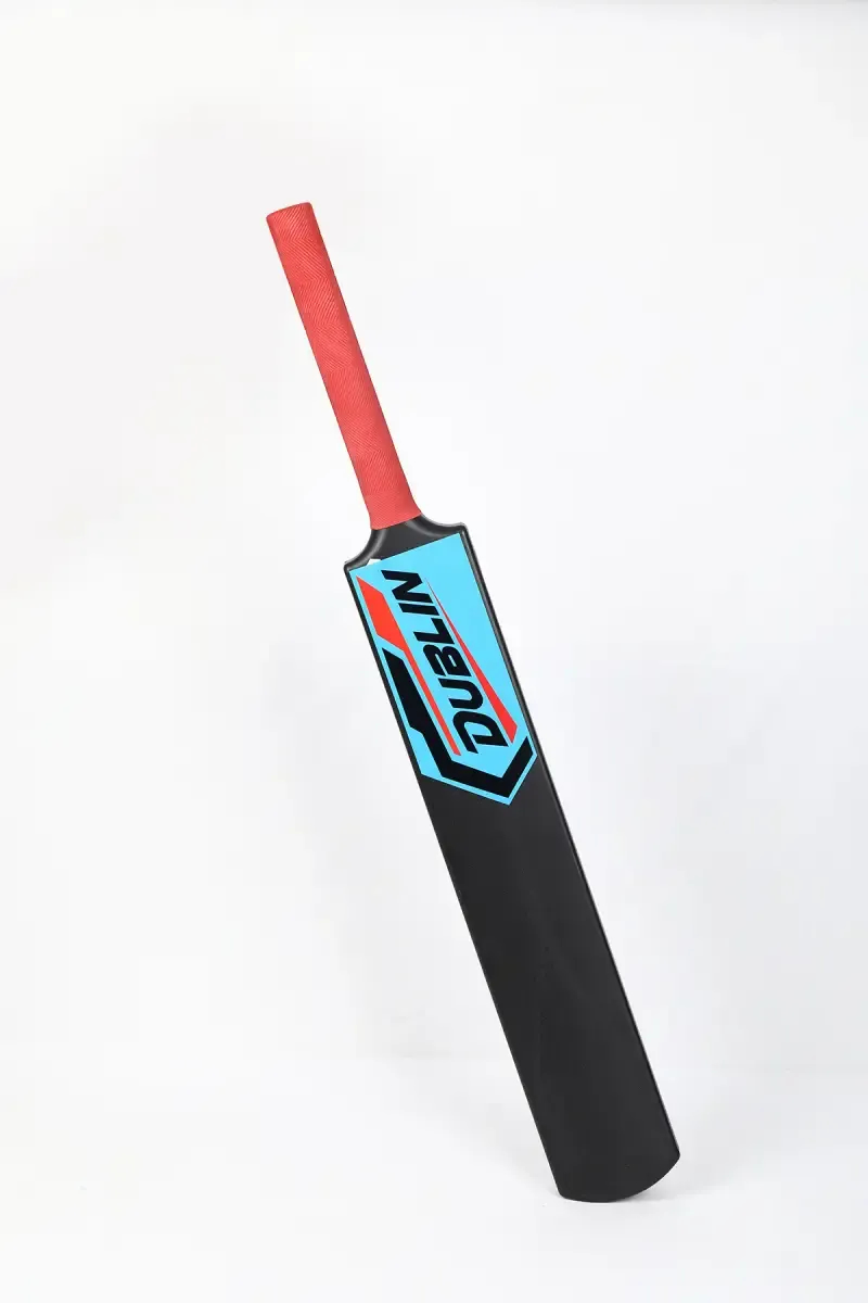 Dublin Fiber Cricket Bat With Rubber Grip (Black)- Size 7
