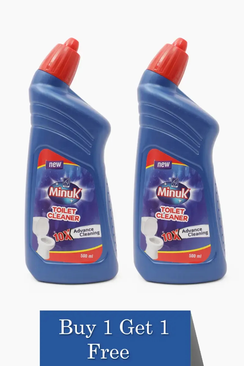 Super Minuk 10X Toilet Cleaner(Buy 1 Get 1) - 500ml (Each) 