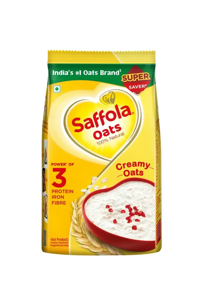 Saffola Delicious Creamy Oats - 500g (Pouch)