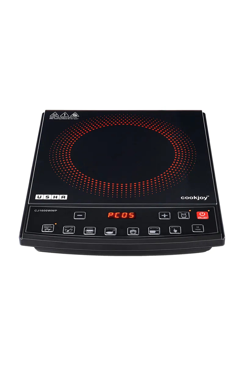 Usha CJ1600WWP 1600 W Induction Cooktop (Assorted)