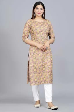 Cotton Printed Kurta for Women 000430XL4MUS