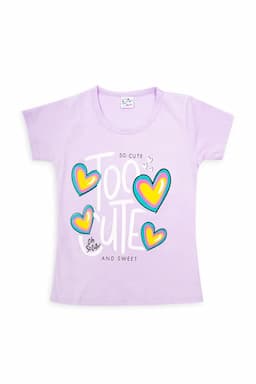 Girl's Cotton Printed Top (3 - 9 Yrs) 00065789YRSLAV