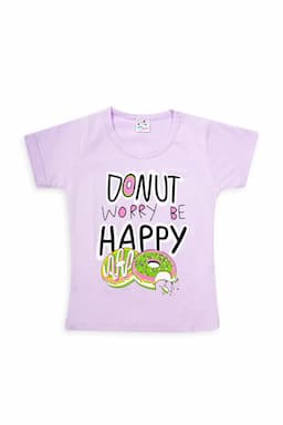 Girl's Cotton Printed Top (3 - 9 Yrs) 00065989YRSLAV