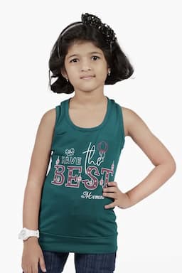 Cotton Blend Printed T-shirt for Girl (3 - 12 Yrs) 00249845YRSTEA