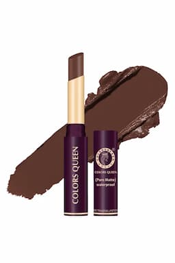 COLORS QUEEN 9 to 8 Matte Finish Lipstick - 4 gm (Brown) 003190BRO4GM