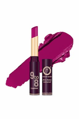 COLORS QUEEN 9 to 8 Matte Lipstick - 4 gm (Magenta) 003190MAG4GM