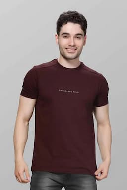 Men's Cotton Slim Fit T-shirt 003606LBUR