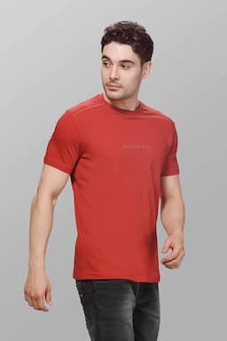 Men's Cotton Slim Fit T-shirt 003606LRUS