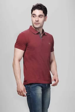 Cotton Polo T-shirt for Men 003608LBUR