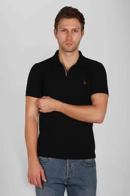 Cotton Polo T-shirt for Men 003608XLBLA