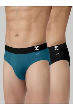Men's Pack of 2 - IntelliFresh Cotton Stretch Briefs 004566LMUL
