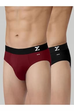 Men's Pack of 2 - IntelliFresh Cotton Stretch Briefs 004567LMUL