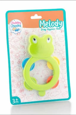 Sunny Chubby Cheeks Froggie Melody Rattle Set For Kids (Green) - Pack of 1 004997GRE