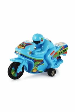 Kawasaki Pull-Back Bike Toy - Yellow 005006BLU