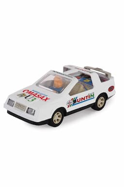 Champ SD Car Pull Back Toy - White 005014WHI