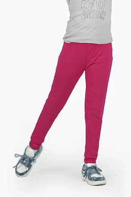 Girl's Cotton Lycra Blend Solid Leggings (2 - 16 Yrs) 006932910YRSPIN
