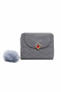 Bi-Fold Casual Purse for Women 008425GRE2
