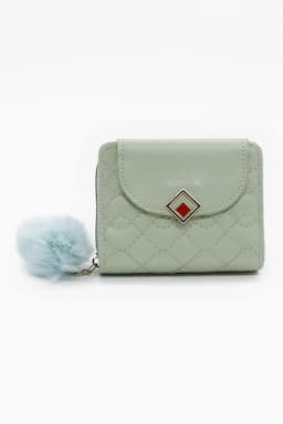 Bi-Fold Casual Purse for Women 008425SEAGRE2
