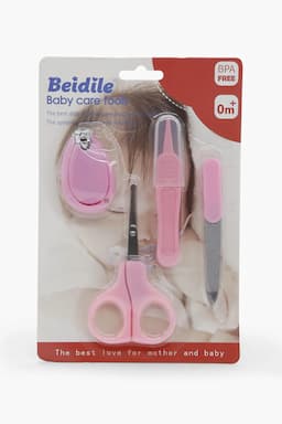 Mommas Baby Nail Care Tool Kit (Pink)- 4 Piece 008651PIN