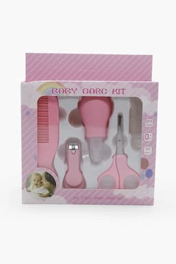 Mommas Baby Grooming Kit Pack (Pink)-  5 Piece 008655PIN
