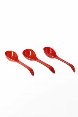 Plastic Serving Ladle  - Set of 3 008940RED1