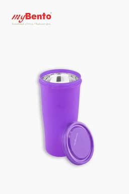 MyBento Plastic & Stainless Steel Passion 5.8H Tumbler - 580 ML 009047VIO1