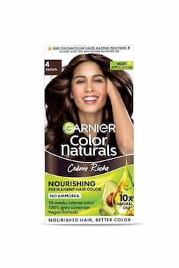 Garnier Color Naturals Crème Riche Hair Color – 60g + 60ml + 10ml (Brown) 009079130BRO