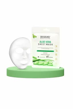 DR.RASHEL Aloe Vera Sheet Face Mask with Serum- 20g 009424ALOVERMAS20G