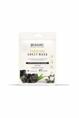 DR.RASHEL Charcoal Sheet Face Mask with Serum- 20g 009424CHAMAS20G