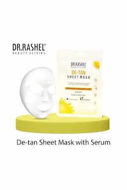 DR.RASHEL De Tan Sheet Face Mask with Serum- 20g 009424DETANMAS20G