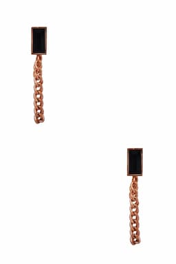 Elegant Gold Chain Dangle Earrings for Girls & Women 009474BLA1