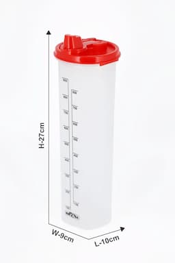 Nayasa Plastic Oil Dispenser - 1000ml 009499RED100ML