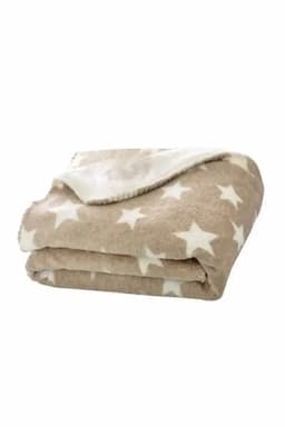 Baby Zone Coral Fleece Hooded Baby Blanket -1 Pc (Beige) 009855BEI2