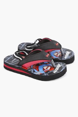 Boy's Casual Slingback Flip Flops 0101042YRSBLAWITRED