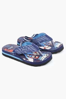 Boy's Cartoon Printed Slingback Flip Flops 01011411.YRSDARBLU
