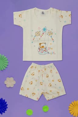 Just Born T-shirt with Shorts Set (2-Pcs Set) 010196YEL03M