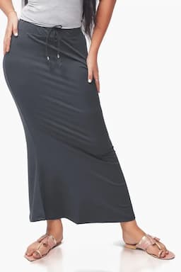 Cotton Viscose Blend Mermaid Saree Shapewear for Women 010313GREXL