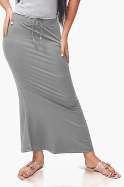 Cotton Viscose Blend Mermaid Saree Shapewear for Women 010313LIGGREXL