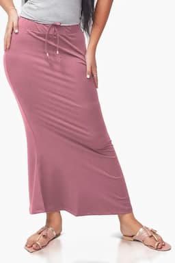 Cotton Viscose Blend Mermaid Saree Shapewear for Women 010313PEAXXL