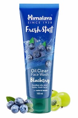 Himalaya Fresh Start Oil Clear Face Wash, Blueberry - 100 ml 010518MUL100