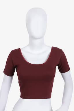 Cotton Lycra Solid Readymade Blouse for Women 010521BROFRESIZ(L/