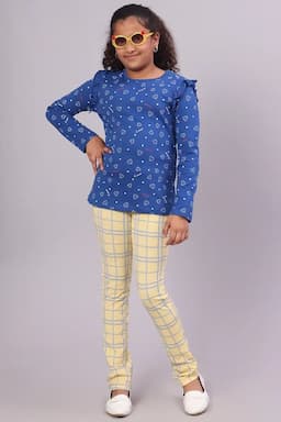 Cotton Conversational Printed T-Shirt (5-16 Yrs) 0105361416YRSDARBLU