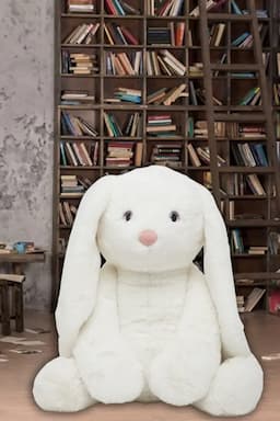  Alice The Curious Bunny Soft Toy - 36 Cm  010637WHI