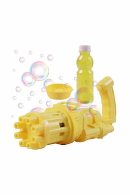KV Impex Bubble Maker Machine Water Gun Toys For Kids (Yellow) 010691YEL