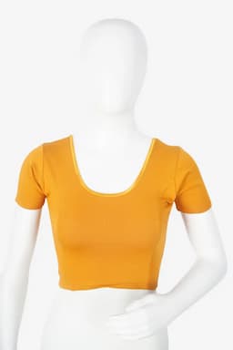 Cotton Lycra Blend Solid Readymade Blouses for Women  011021MUSFRESIZ(L/