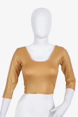 Cotton Lycra Shimmer Readymade Blouse for Women 011023GOLFRESIZ(L/
